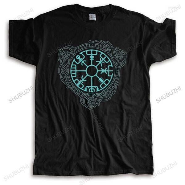 T-shirts hommes hommes coton chemise marque d'été de haute qualité t-shirt classique Vegvisir vieux runes nordiques mode unisexe décontracté teeshirt taille européenne