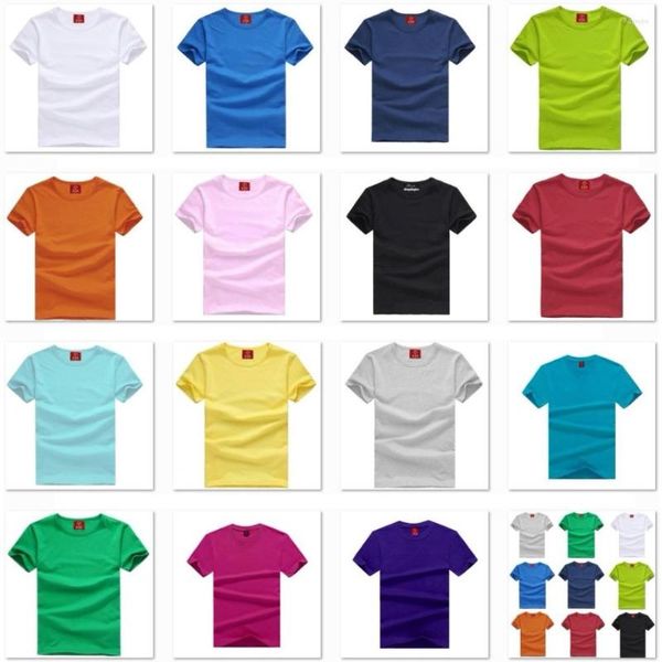 Camisetas para hombre, camisa de algodón de verano para hombre, camisetas de manga corta, camisetas de Color sólido, camisetas, ropa para hombre, ropa de calle