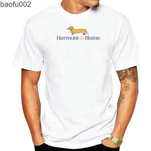 Heren t-shirts heren mode katoen t shirts harmont blaine man casual korte mouw tops zwart w0224