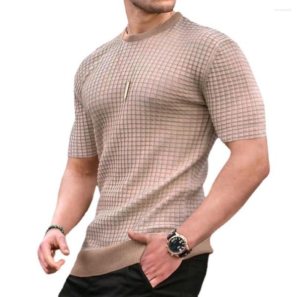 T-shirts pour hommes Chemise à la mode pour hommes Vêtements décontractés Printemps-Été T-shirts à col rond à manches courtes