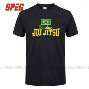 Heren t shirts mannen vlag tekst bjj judo braziliaanse jiu jitsu heren o-neck short mouw tees merk mannelijke trendy t-shirts