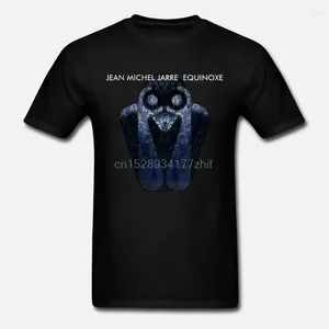 T-shirts Hommes Hommes Funy T-shirt JEAN MICHEL JARRE EQUINOXE Tshirs Femme Chemise 0441S