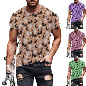 T-shirts pour hommes Hommes Compression Cold Gear Col rond Imprimé Casual Chemise à manches courtes