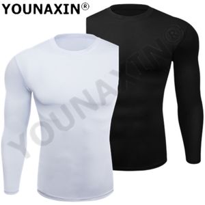 Heren T-shirts Heren Eenarmige T-shirts met lange mouwen Basislaag Basketbal Sport Strak Compressie Gym Fitness Jogger Hardlooptop Outdoorkleding 230607