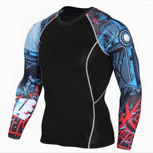 Heren t shirts heren pro snelle droge training gymming top tee sport runs yogaing kompres fitness kleding oefening plus maat kleding shirt 82