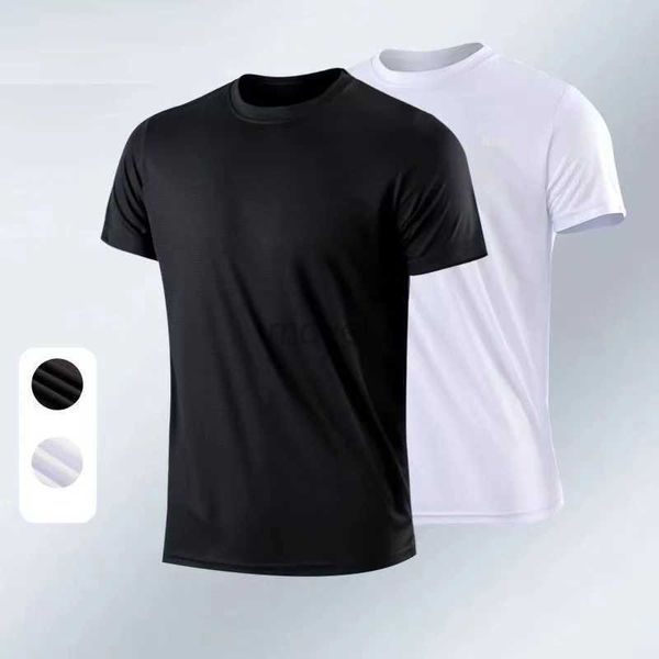 T-shirts masculins hommes à manches courtes camarades à sec rapidement des maillots de gym de gymnase