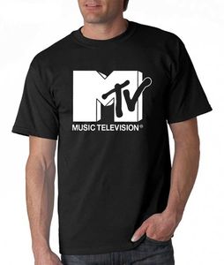 Heren t-shirts Men Retro T-shirt MTV Throwback T-shirt Vintage 80s 90s Bands Popmuziek TV Cultuur T Oversized Tops Roupas Masculinas Shirt T240510