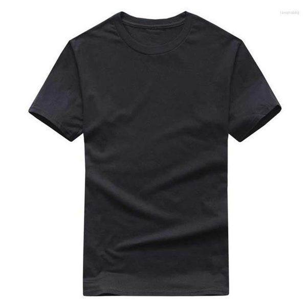 T-shirts pour hommes 2023 Chemise de couleur unie pour hommes T-shirts en coton noir et blanc Été Skateboard Tee Boy Skate Tshirt Tops European