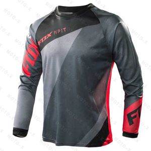 Camisetas de hombre Enduro de hombre Short Hpit Fox Jersey Camiseta Mtb Bike Shirt Ciclismo Team Downhill T-shirt Dh Off-road Bicycle Motocross Maillot V22