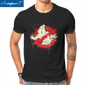 T-shirt da uomo T-shirt da uomo Ghostbusters Ghost Busters T-shirt 100% cotone T-shirt da uomo con scollo tondo Amazing Short 4XL 5XL 6XL T-shirt 0301H23