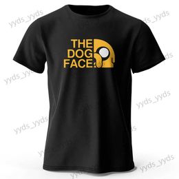 T-shirts pour hommes Jake The Dog T-shirt imprimé surdimensionné T-shirts graphiques drôles pour hommes Femmes Tops T-shirts T240124