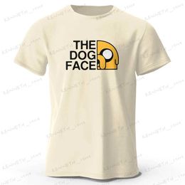 T-shirts pour hommes Jake The Dog T-shirt imprimé surdimensionné T-shirts graphiques drôles pour hommes Femmes Tops T-shirts T240126