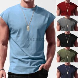 Camisetas para hombres nuevas camiseta sin mangas sin mangas de verano