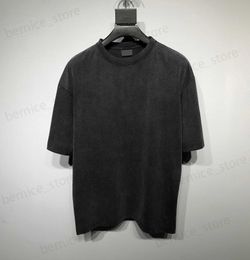 T-shirts pour hommes T-shirts Plus pour hommes Polos Col rond brodé et imprimé vêtements d'été de style polaire avec street pur coton fwb T230504