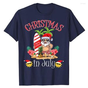 Camisetas para hombre, camisetas para hombre, camiseta de Anime 2022, camiseta de Navidad en julio, camiseta divertida de Papá Noel, verano, vacaciones en la playa, Super Edge, algodón Harajuku