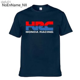 T-shirts pour hommes T-shirts pour hommes 2022 T-shirt pour hommes Honda Racing HRC Marque de moto Tops Vêtements d'été populaires Mode Coton O Neck Short Sleeve 022223H L230520