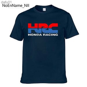 T-shirts T-shirts T-shirts 2022 Heren T-shirt Honda Racing HRC Motorfietsmerk Tops populaire zomerkleding Fashion Cotton o nek korte mouw 022223H L230520