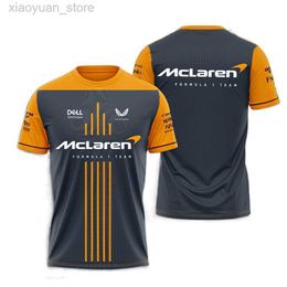 Heren T-shirts T-shirts Camiseta Con Estampado 3d de McLaren F1 Para Hombre y Mujer Camiseta Deportiva de Manga Corta Con Cuello Redondo 2023 M230410