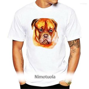 T-shirts pour hommes T-shirts pour hommes French Mastiff Bordeaux Dog Tee -Image By Summer Shirt