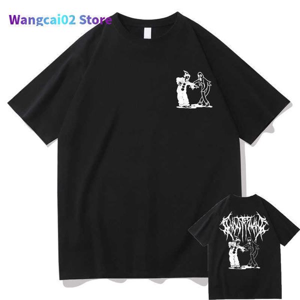 T-shirts pour hommes T-shirts pour hommes Ghostemane Tshirt Suicideboys T-shirts Pouya T-shirt Hommes Femmes Mode Hip Hop Rap Tee Rock Punk Coton Tops pour hommes 021723H