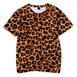 T-shirts pour hommes T-shirts pour hommes T-shirt imprimé léopard T-shirt de couleur unisexe Chemise d'impression 3D Vêtements à séchage rapide Vêtements pour hommes Sweat-shirt