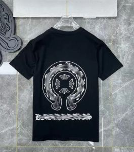 T-shirts pour hommes T-shirts pour hommes T-shirts pour hommes de luxe classiques T-shirts pour hommes Ch Marque Mode Hommes T-shirt Sanskrit Horseshoe Heart Cross Designer T-shirts Homme Hip Hop Ch e8Mb #