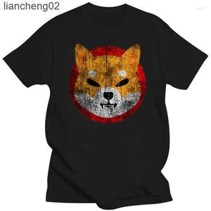 Heren t-shirts heren t shirts mannen shib munt shiba crypto doge doge moordenaar zwart t-shirt inu cool t-shirt pure katoenen tees harajuku shirt w0224