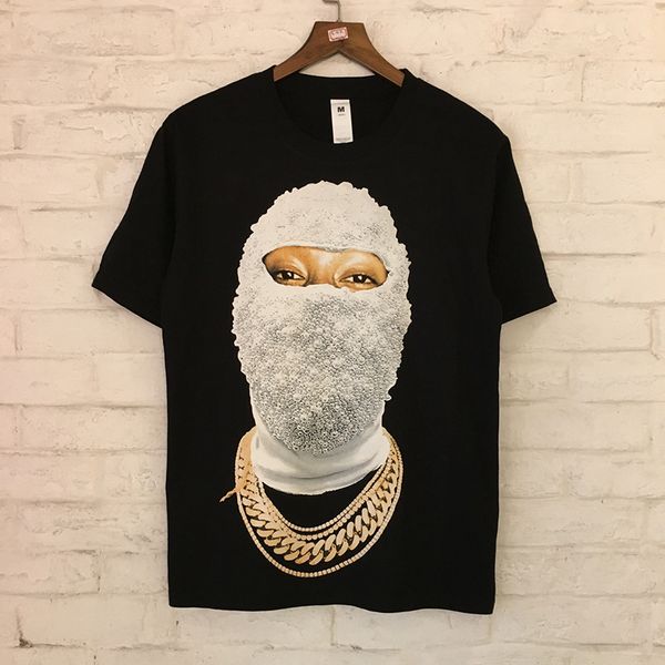 T-shirts pour hommes T-shirts pour hommes Chemise de créateur pour hommes Hip Hop Streetwear Diamant Masqué 3D Mode 1 1 T-shirt en coton de haute qualité