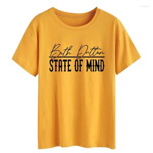 Heren t shirts heren t-shirts zomer mannen kleding 2022 casual tee shirt katoen state of mind print paar t-shirts plus maat