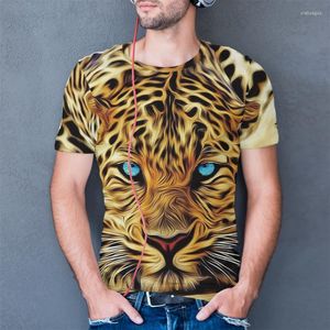 T-shirts pour hommes T-shirts pour hommes Style d'été T-shirt imprimé en 3D avec imprimé animal décontracté Hip-hopcasualT-shirt surdimensionné