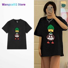 T-shirts pour hommes T-shirts pour hommes T-shirt Hommes Femmes Harajuku T-shirt graphique Japonais Streetwear Duck Top Tee T-shirt fabriqué par l'homme Y2K Cute Kaii Tees 021523H