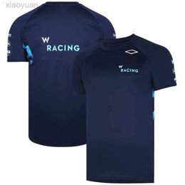 T-shirts T-shirts voor heren T-shirts Williams Racing Team Uniform F1T-shirt Een mountainbike off-road casual t-shirt 8 OSSG9BG M230410