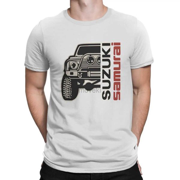 Camisetas para hombres Hombres samurai camisetas s-suzuki ropa de algodón puro manga corta o cuello tees nuevas camisetas de llegada 2443