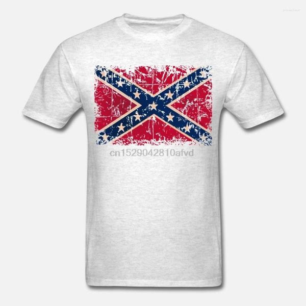T-shirts pour hommes Chemise pour hommes Dixie T-shirts Femme-t-shirt Imprimé Décontracté Coton Court O-cou Régulier Drap fin
