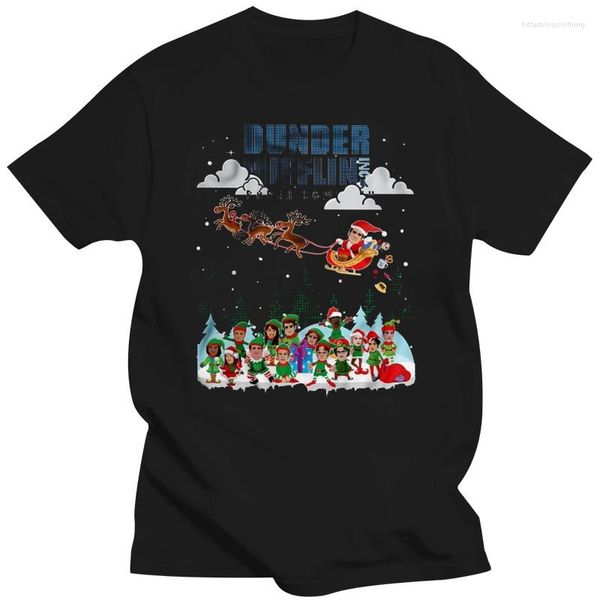 T-shirts pour hommes Chemise pour hommes Dunder Mifflin Paper Coming Christmas Sweater T-shirt pour femmes
