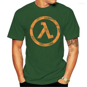 T-shirts pour hommes T-shirts pour hommes Chemise de marque de mode T-shirts Lambda Half-Life 2 - La boîte orange T-shirt drôle Nouveauté Tshirt Femmes