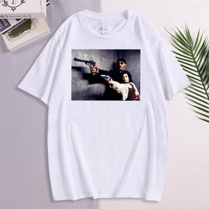 T-shirts pour hommes Chemise pour hommes Ce tueur n'est pas trop froid et vedette T-shirt imprimé Homme Harajukua Style Casual Slim Tees Col rond Tops