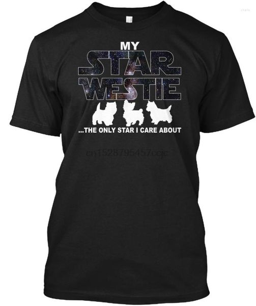 Camisetas para hombre, camiseta para hombre, Westie Star Unique Cool Gift, camiseta para mujer de EE. UU.