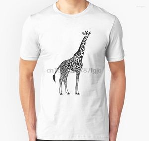 Heren t shirts mannen korte mouw t-shirt peggy gou giraffe unisex shirt dames t-shirt