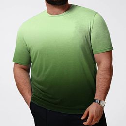 Heren T-shirts Mannen Zomer Oversize Gradiënt Bedrukte T-shirts Mannelijke Oversized T-shirt Casual Slanke Korte Vrouwelijke T-shirt Basic Tie-dye tops
