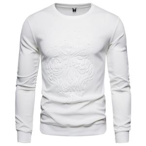 T-shirts voor heren mannen Sweatshirts 2022 Leer- en herfst driedimensionaal patroon mannelijke pullover trendy dunne Koreaanse stijl tiener jongens Brandme