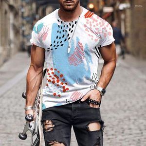 T-shirts pour hommes Hommes T-shirt 3D Imprimer Homme et femme Chemise à manches courtes Fleur Plante Chemise Vente directe d'usine Version 2022