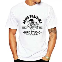 Camisetas para hombres Camiseta para hombres Akira Toriyama Bird Studio Tshirt Women Moder Marca de moda Hombres Camisetas Tomando Topas casuales J240509