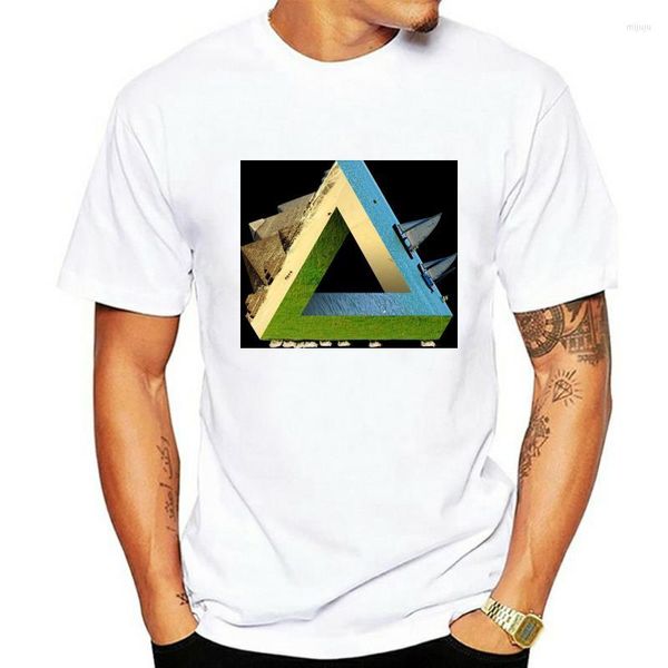 T-shirts pour hommes T-shirt pour hommes T-shirt Impossible Earth (Triangle Penrose) T-shirt pour femme