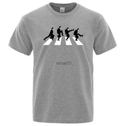 Heren T-shirts Mannen T-shirt Monty Python Het Ministerie Van Silly Walks T-shirt Mode Grappige Korte Mouwen Katoenen Oversized T-shirt persoonlijkheid Tee