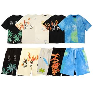 Heren T-shirts Mannen t-shirt Zomer Designer Heren Shorts Casual Pak Hip Hop Streetwear Losse Witte T-shirt