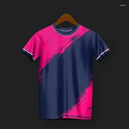 Camisetas para hombres Camiseta para hombres Ropa de entrenamiento de secado rápido para mujeres Uniforme de bádminton Camiseta deportiva de manga corta de baloncesto transpirable