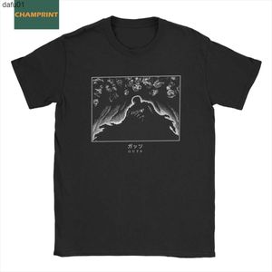 Herren T-Shirts Männer The Cave T-Shirt Anime Guts Reine Baumwollkleidung Lässige Kurzarm-Rundkragen-T-Shirts Original-T-Shirt L230520 L230520