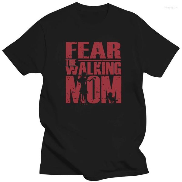 T-shirts pour hommes T-shirt pour hommes Fear The Walking Mom Cool T-shirt imprimé Tees Top