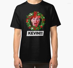 Heren t shirts mannen t -shirt kevin !!! Alleen thuis kerstthema merch! Klassiek shirt dames t-shirt tees top